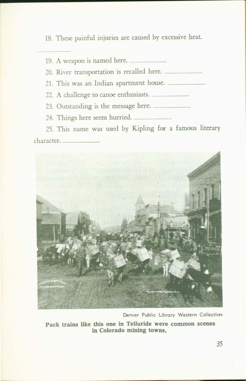 COLORADO QUIZ BAG. timb772i